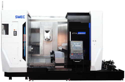 Tour Fraiseur Bi-Broches - Broche de fraisage et Tourelle SMEC STX-2600ST Transtec Machines Outils 